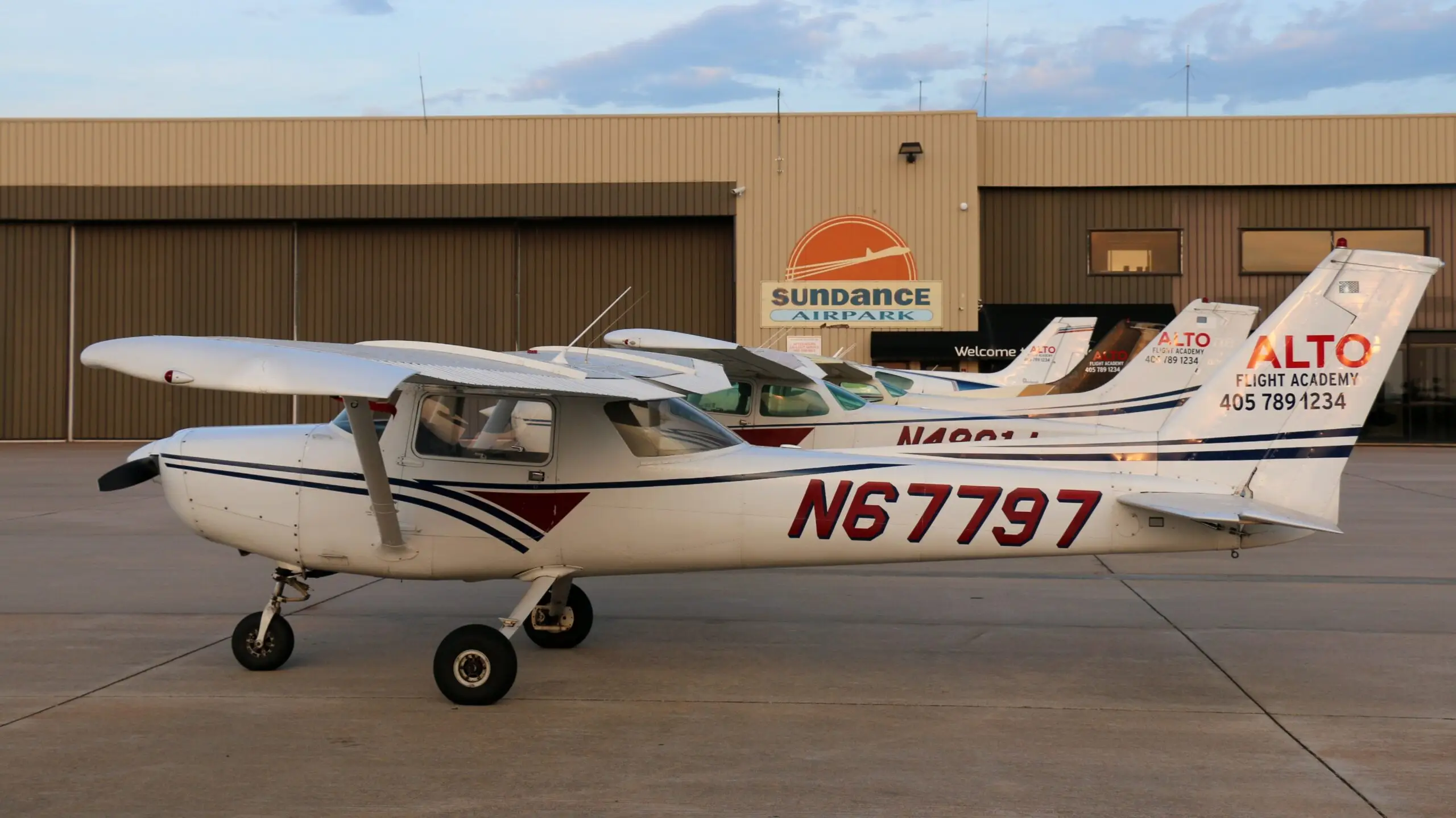 Alto Flight Academy aircraft fleet for flight training in Oklahoma