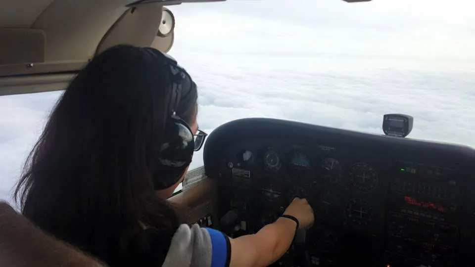 You can fly above the clouds as well. Group ground school for private pilots in Oklahoma City, OK.