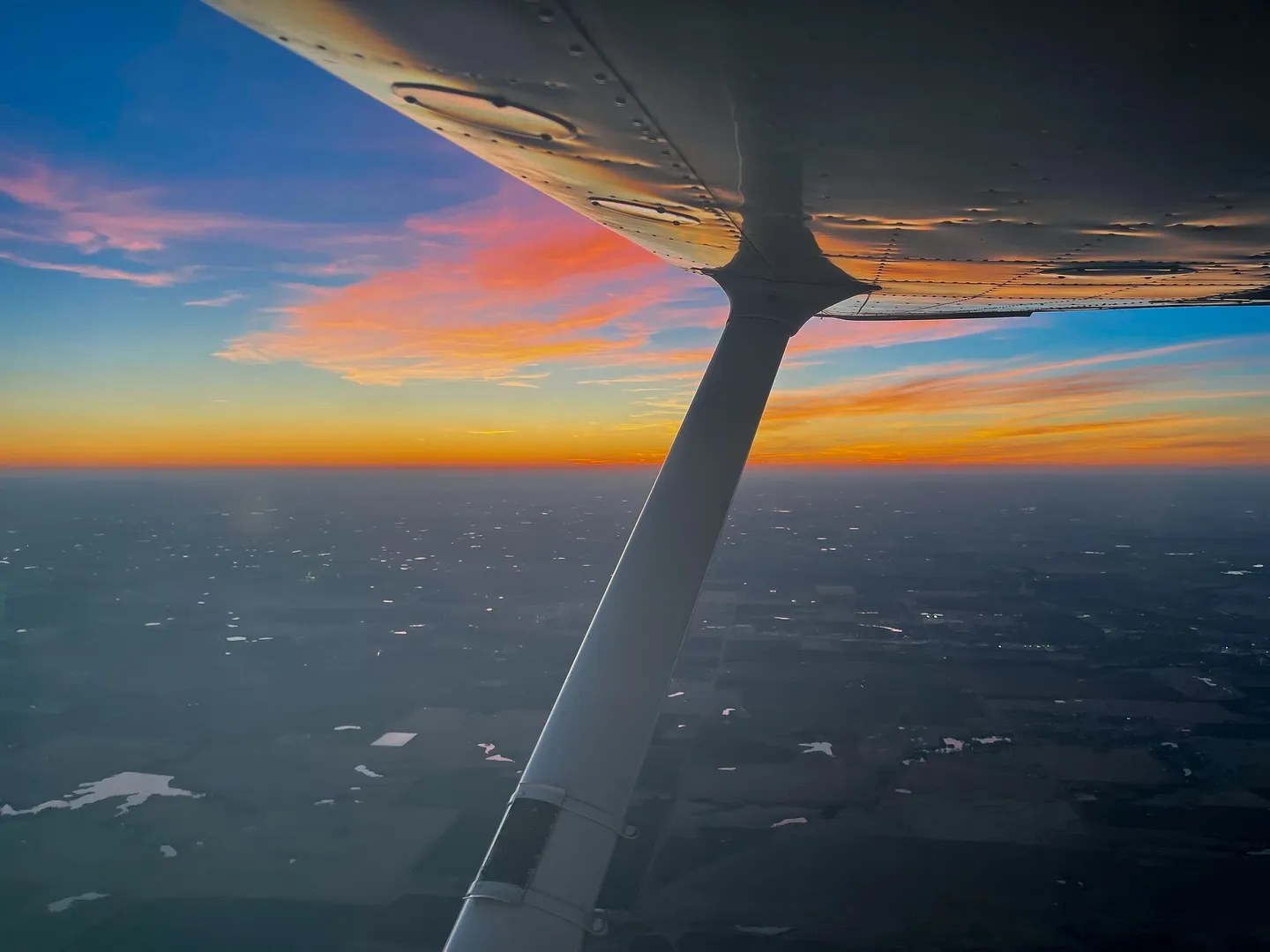 View from the skies inside Alto airplane